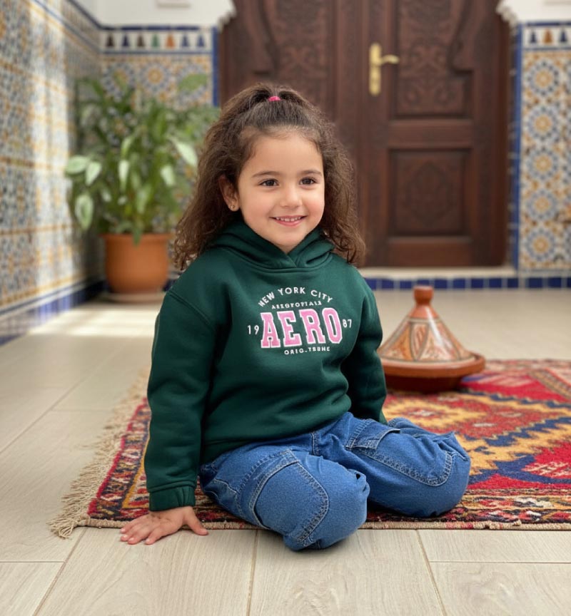 ensemble Sweat & jean cargo fille للبنات