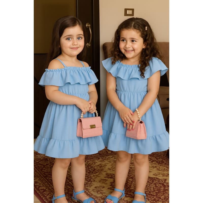 robe bleu ciel