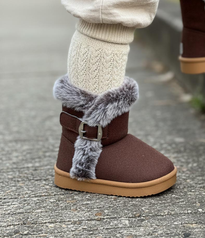 boot fourrure enfant بوت قطني للأطفال