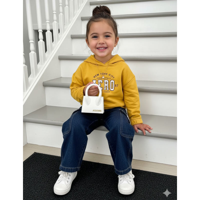 ensemble Sweat & jean cargo fille للبنات