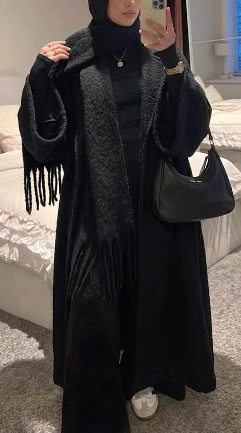 Manteau ET Écharpe معطف مع الوشاح شال